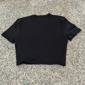 lululemon athletica Black Crop Top